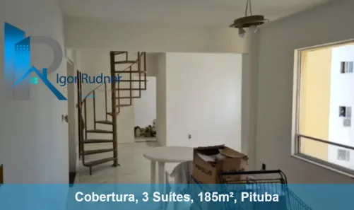 Cobertura com 3 Quartos à venda, 185m² no Pituba, Salvador