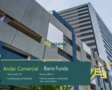 Sala Comercial para alugar, 2000m² no Parque Industrial Tomas Edson, São Paulo