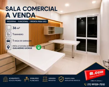 Sala Comercial à venda, 36m² no Vila Carrão, São Paulo