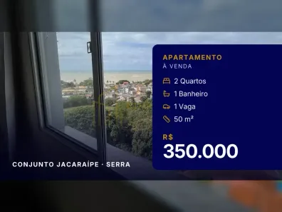 Apartamento com 2 Quartos à venda, 50m² no Conjunto Jacaraípe, Serra