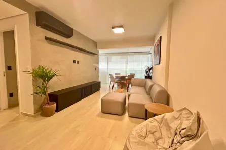 Apartamento com 1 Quarto para alugar, 53m² no Indianópolis, São Paulo