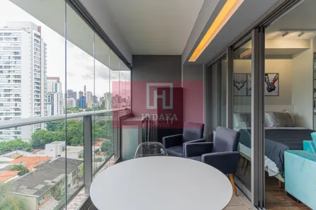 Apartamento com 1 Quarto para alugar, 41m² no Brooklin Paulista, São Paulo