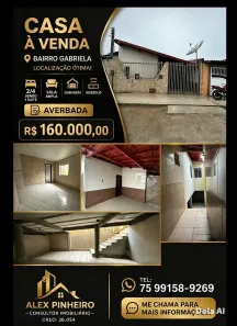 Casa com 1 Quarto à venda, 100m² no Gabriela, Feira de Santana