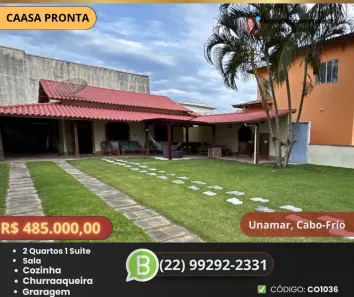 Casa com 2 Quartos à venda, 99m² no Orla 500 (Tamoios), Cabo Frio