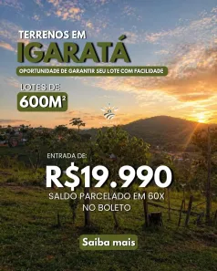 Lote/Terreno à venda, 600m² no , Santa Isabel