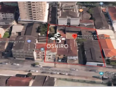 para alugar, 1600m² no Vila Mathias, Santos
