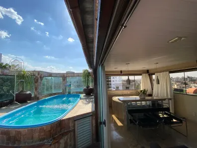 Cobertura com 3 Quartos para alugar, 160m² no Santa Rosa, Belo Horizonte