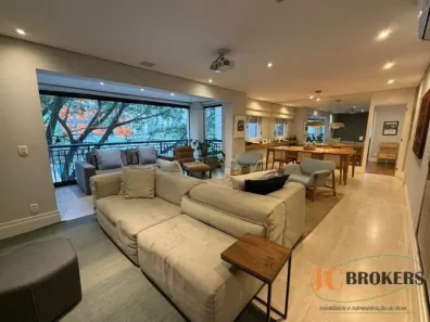 Apartamento com 3 Quartos para alugar, 137m² no Indianópolis, São Paulo