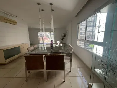 Apartamento com 4 Quartos para alugar, 180m² no Gonzaga, Santos
