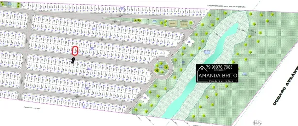 Lote/Terreno à venda, 200m² no , Barra dos Coqueiros