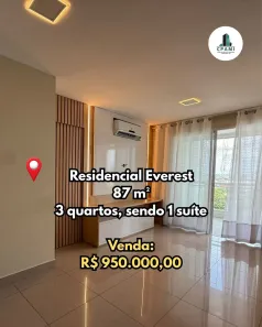 Apartamento com 3 Quartos à venda, 87m² no Praça 14 de Janeiro, Manaus