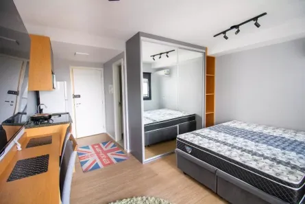 Kitnet com 1 Quarto à venda, 27m² no Indianópolis, São Paulo