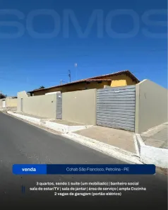 Casa com 3 Quartos à venda, 200m² no Cohab São Francisco, Petrolina
