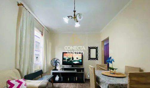 Apartamento com 2 Quartos à venda, 93m² no Gonzaga, Santos