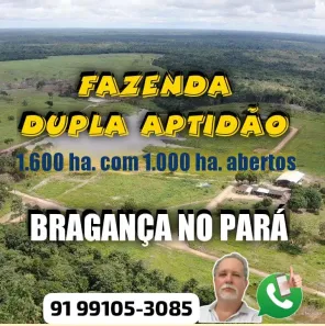 Fazenda/Sítio com 3 Quartos à venda, 16000000m² no Centro, Bragança