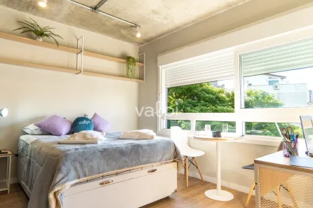 Apartamento com 1 Quarto para alugar, 26m² no Santa Cecília, Porto Alegre