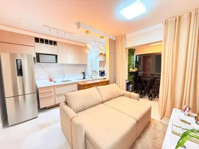 Apartamento com 2 Quartos para alugar, 63m² no Marapé, Santos