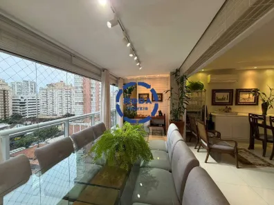 Apartamento com 3 Quartos para alugar, 181m² no Gonzaga, Santos