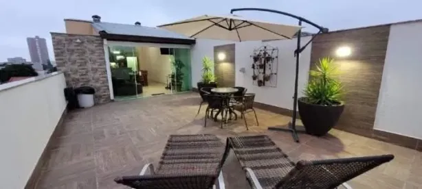 Cobertura com 3 Quartos à venda, 180m² no Campestre, Santo André