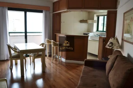 Flat com 1 Quarto para alugar, 40m² no Itaim Bibi, São Paulo