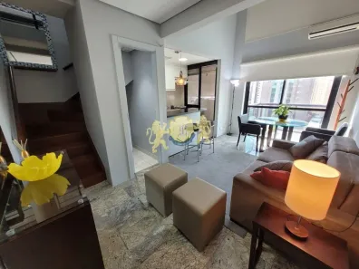 Flat com 1 Quarto para alugar, 55m² no Moema, São Paulo