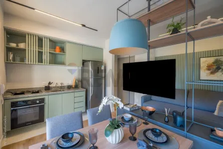 Apartamento com 1 Quarto à venda, 43m² no Cambuí, Campinas