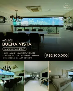 Apartamento com 4 Quartos à venda, 219m² no Jardins, Aracaju