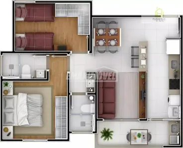 Apartamento com 2 Quartos à venda, 62m² no Parque Campolim, Sorocaba
