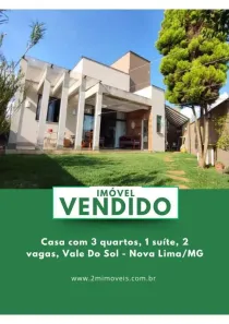 Casa com 3 Quartos à venda, 230m² no Vale do Sol, Nova Lima
