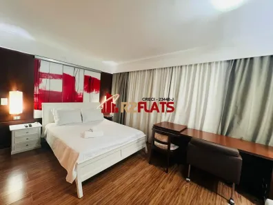 Flat com 1 Quarto para alugar, 27m² no Indianópolis, São Paulo