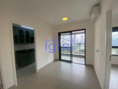 Apartamento com 1 Quarto para alugar, 40m² no Brooklin Paulista, São Paulo