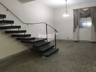 Sobrado com 3 Quartos para alugar, 164m² no Embaré, Santos