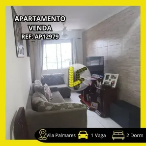 Apartamento com 2 Quartos à venda, 49m² no Vila Palmares, Santo André