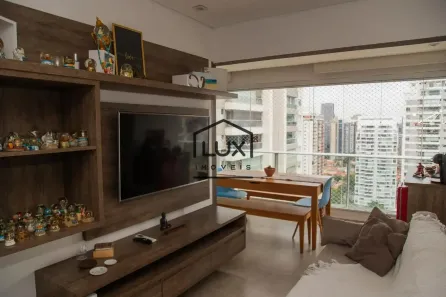 Apartamento com 1 Quarto à venda, 50m² no Cidade Monções, São Paulo