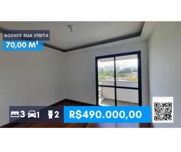 Apartamento com 3 Quartos à venda, 70m² no Jardim Bonfiglioli, São Paulo