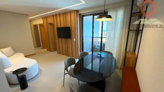 Apartamento com 3 Quartos para alugar, 73m² no Ponta Verde, Maceió