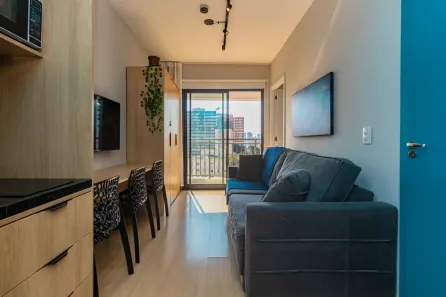 Apartamento com 1 Quarto à venda, 34m² no Santo Amaro, São Paulo
