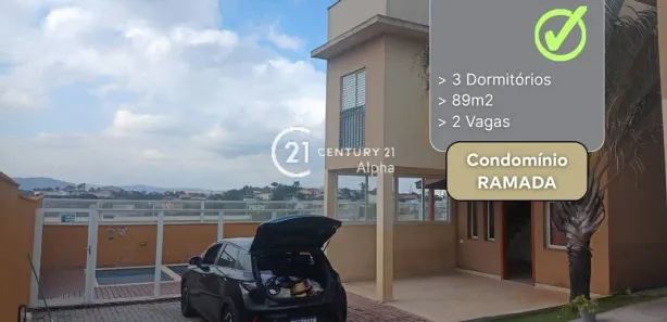 Casa de Condomínio com 3 Quartos para alugar, 94m² no Jardim Rancho Alegre, Santana de Parnaíba