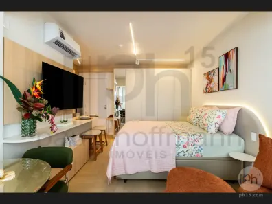 Apartamento com 1 Quarto para alugar, 28m² no Moema, São Paulo