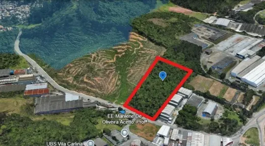 Lote/Terreno à venda, 22527m² no Vila Carlina, Mauá