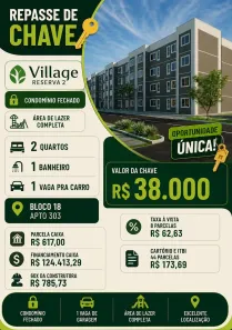 Apartamento com 2 Quartos à venda, 40m² no , Paço do Lumiar