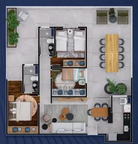 Apartamento com 3 Quartos à venda, 77m² no Jardim Montanhês, Belo Horizonte