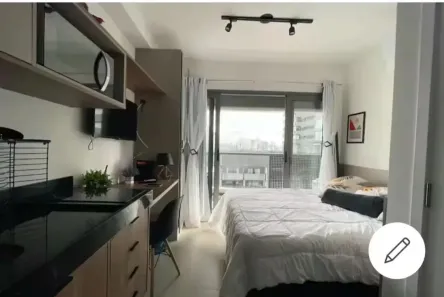 Apartamento com 1 Quarto para alugar, 20m² no Pinheiros, São Paulo
