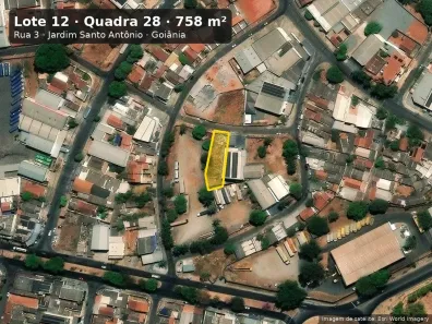 Lote/Terreno à venda, 758m² no Jardim Santo Antônio, Goiânia