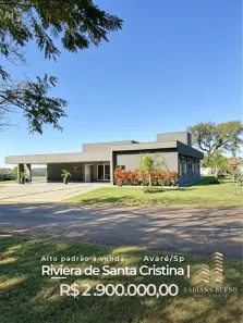 Casa de Condomínio com 4 Quartos à venda, 1600m² no Riviera de Santa Cristina I, Arandu