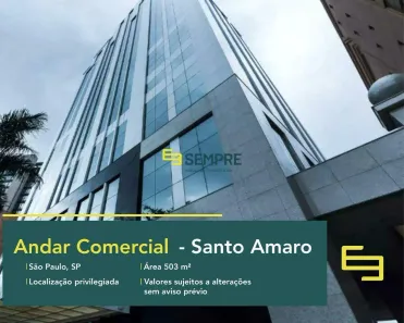Imóvel Comercial para alugar, 503m² no Chácara Santo Antônio (Zona Sul), São Paulo