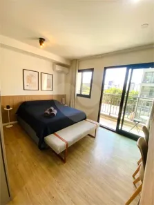 Apartamento com 1 Quarto para alugar, 30m² no Indianópolis, São Paulo