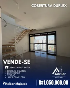 Cobertura com 4 Quartos à venda, 186m² no Centro, Mogi das Cruzes