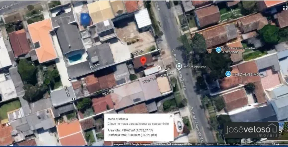Lote/Terreno à venda, 440m² no Santa Quitéria, Curitiba