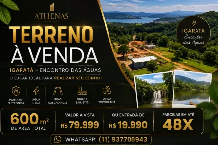 Lote/Terreno à venda, 600m² no Centro, Igaratá